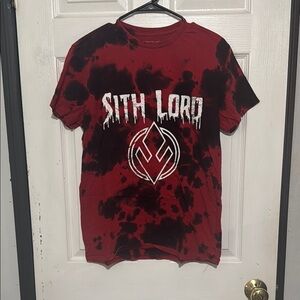 Sith Lord Red and Black Oversized Graphic T-Shirt